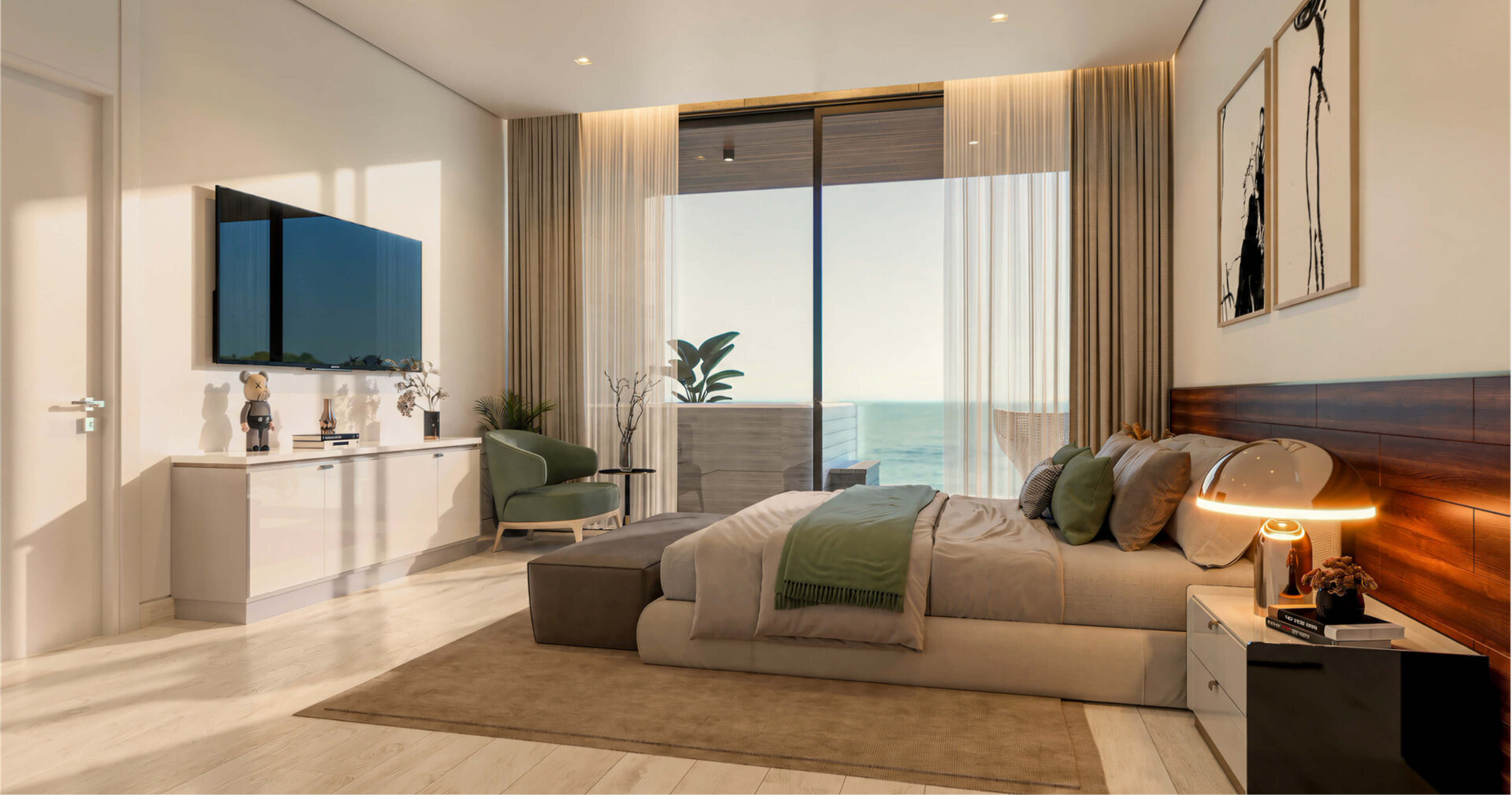 Penthouse, Chambre principale